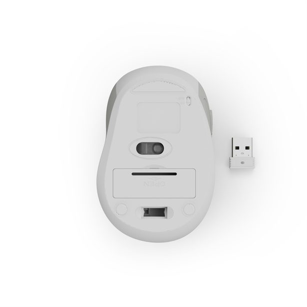 Hama bezdrátová optická myš WM-400, tichá, bílá