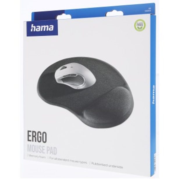 Hama ergonomická podložka pod myš Maxi, černá