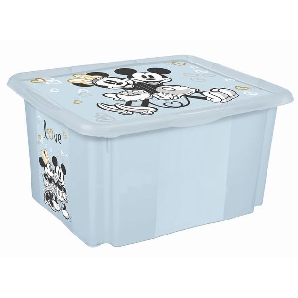 box 30,0 l MICKEY, kouř.modrý, 45x35x27cm, plast