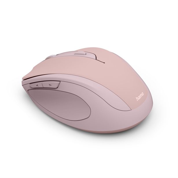 Hama bezdrátová optická myš WM-400, tichá, růžová