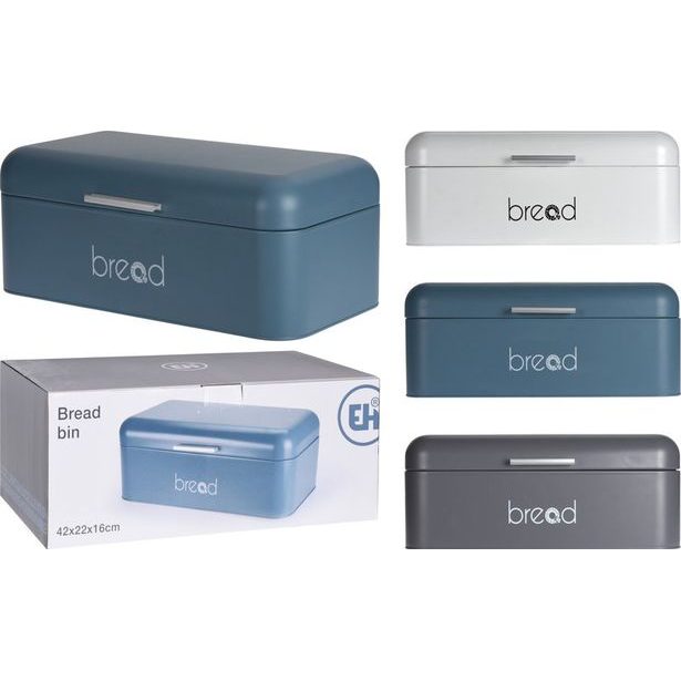 EXCELLENT HOUSEWARE Chlebovka s víkem BREAD modrá KO-C80652090modr