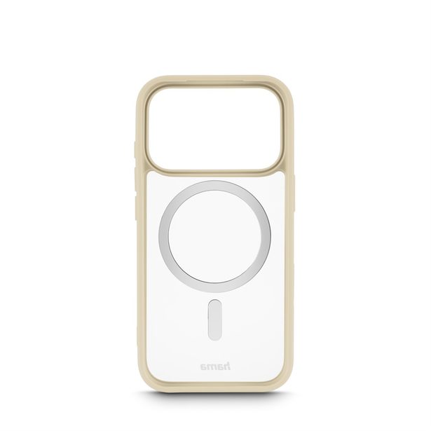 Hama Frame Protect, kryt pro Apple iPhone 17 Pro, magnetický, průhledný/béžový