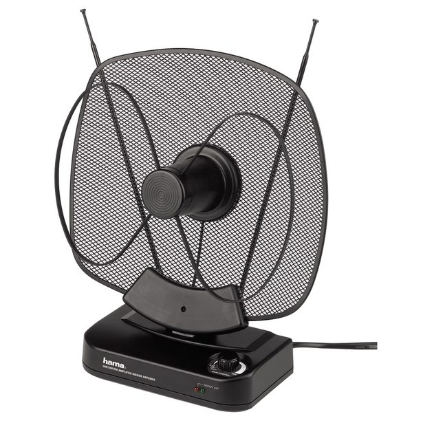 Hama aktívna izbová anténa VHF/UHF/FM, 40 dB