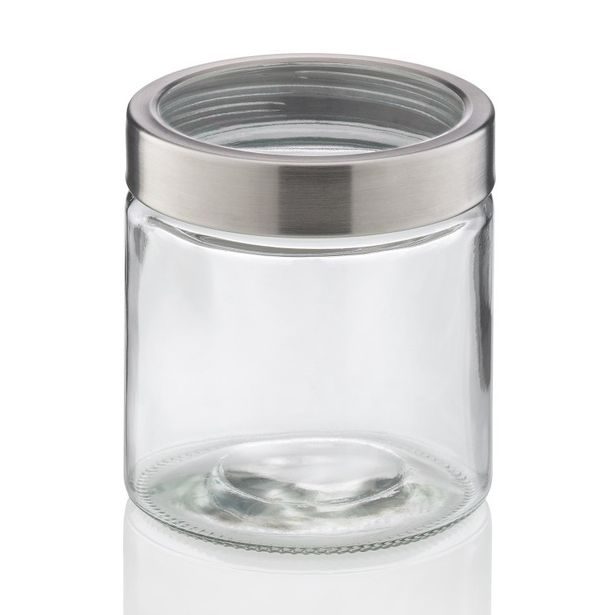 KELA Dóza na potraviny Kara sklo transparentní 12,0cm 11,0cm 0,8l KL-15294