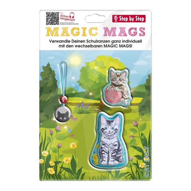 Doplňková sada obrázků MAGIC MAGS, Cat Lilly, pro aktovky a batohy Step by Step