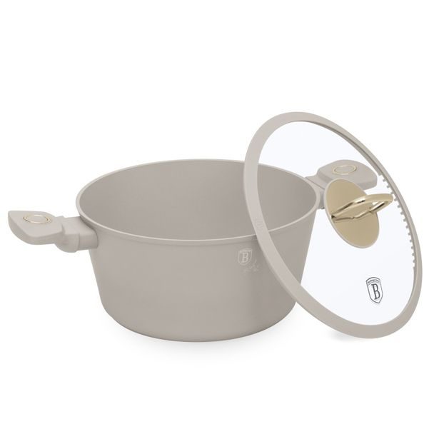BERLINGERHAUS Kastrol s titanovým povrchem a poklicí 24 cm Sahara Collection BH-8071