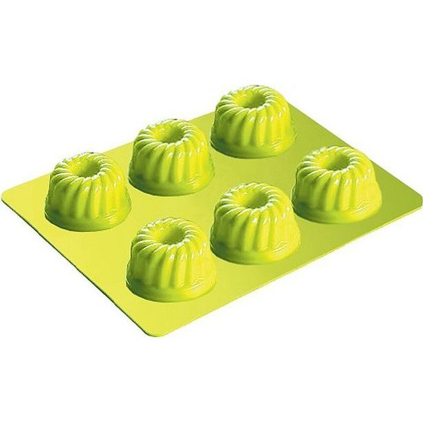 forma 28x18cm 6 midi bábovek, silikon