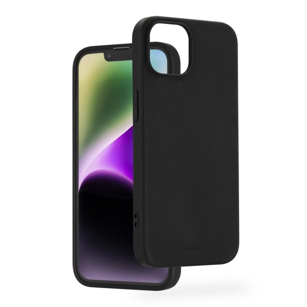 Hama Fantastic Feel, kryt pro Apple iPhone 14, hebký povrch, černý