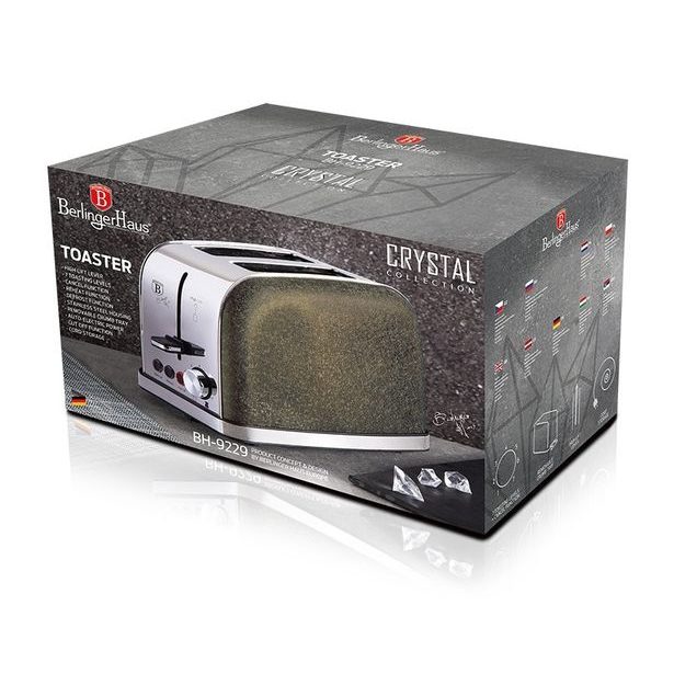 BERLINGERHAUS Topinkovač nerez Crystal Collection BH-9229