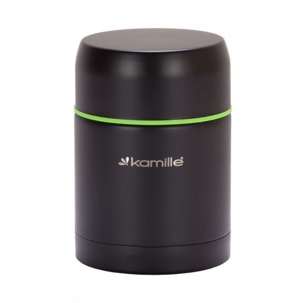 termoska jídlovka 0,50l NR, mat černá, d10,5x15cm, (8hod.)