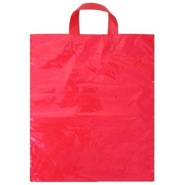 taška PE, 45x40cm s uchem červená