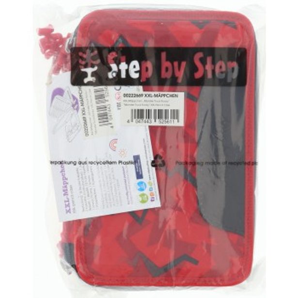 Vybavený třípatrový penál Step by Step XXL,Monster Truck Rocky