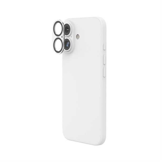 Hama Cam Protect, ochranné sklo fotoaparátu pro Apple iPhone 16/16 Plus, průhledné