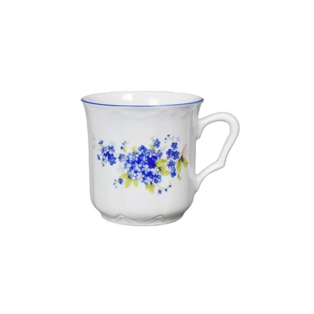 hrnek 270ml KAREL-POMNĚNKY modré, čes.porcelán