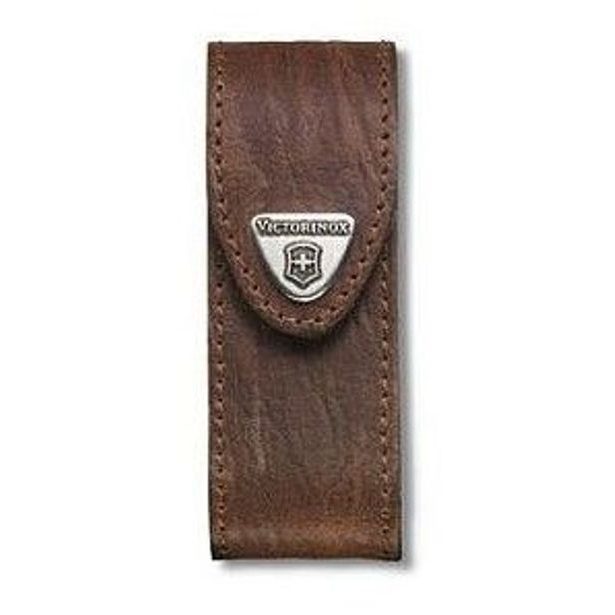 pouzdro na nůž 91mm (do 4vrstev) Victorinox kožené hnědé 4.0543