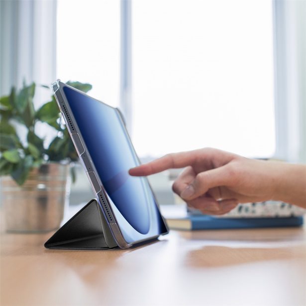 Hama Fold Clear, pouzdro pro Samsung Galaxy Tab A11 8,7", černé/průhledné