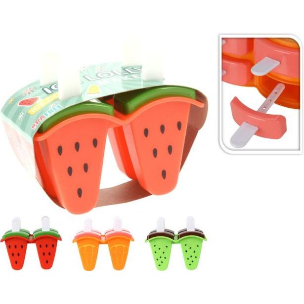 tvořítko na 4ks nanuků, x x cm, mix druhů ovoce, plast