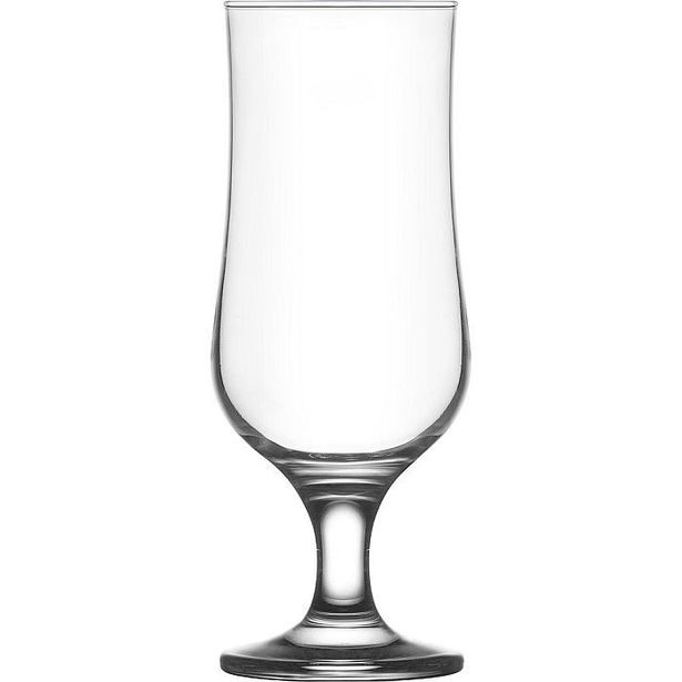 sklen. 385ml, 6ks, NEVAKAR v.19cm, stopka, pivo