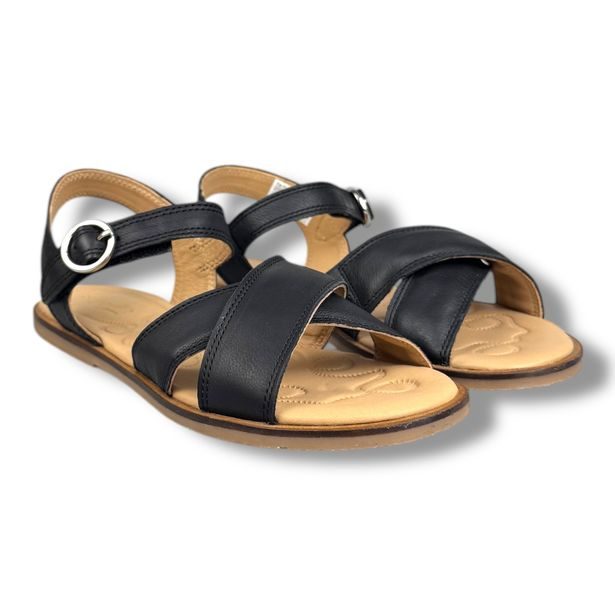 Dívčí kožené sandály Superfit FLAIR 1-001000-0000 Schwarz