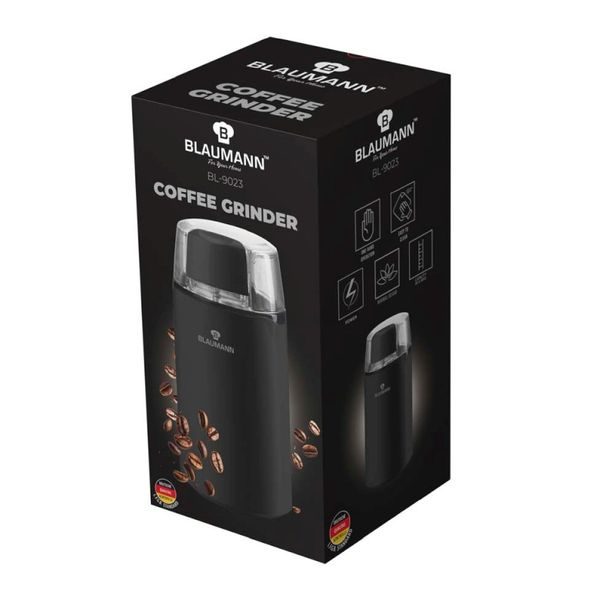 BLAUMANN Elektrický mlýnek na kávu černý BL-9023