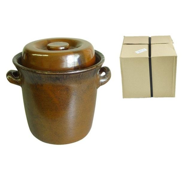 zelák 5l+víko (17,5/19cm), KART.OBAL, keramika