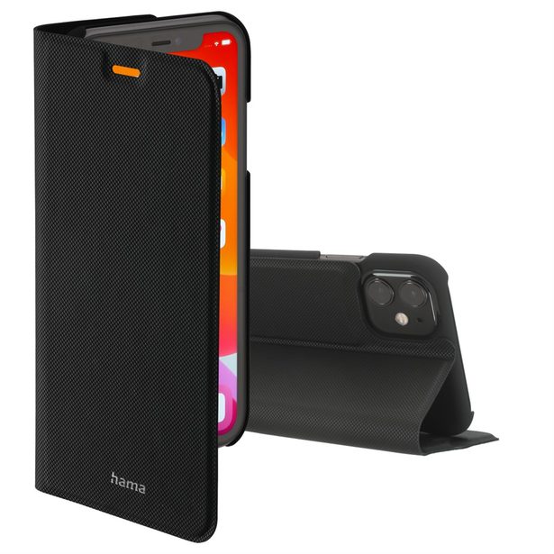 Hama Slim Pro Booklet for Apple iPhone 11, black