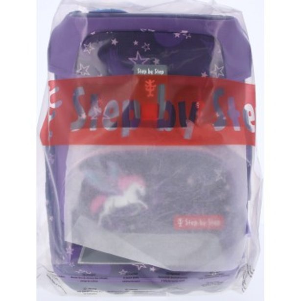 Školní aktovka Step by Step CLOUD, Pegasus Liv - 5 dílný set, AGR certifikát