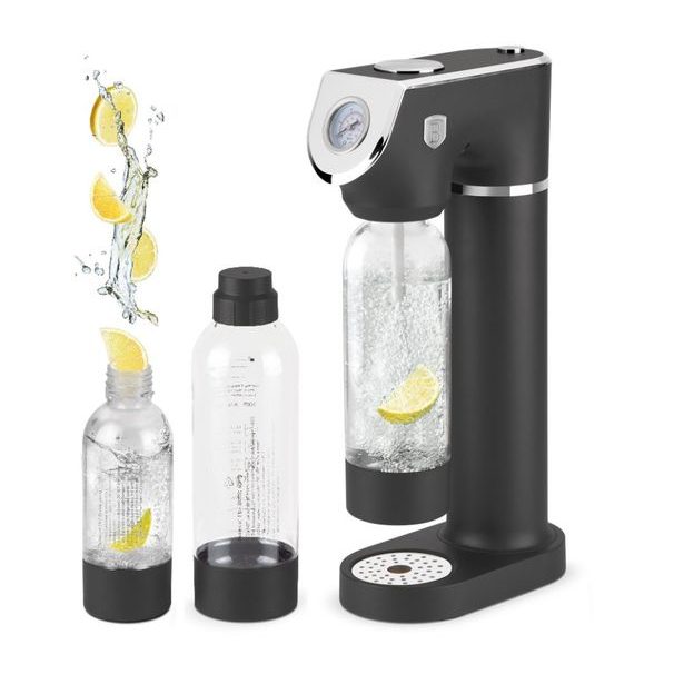 BERLINGERHAUS Výrobník sody SODABAR + 2 lahve Antracit Collection BH-8557