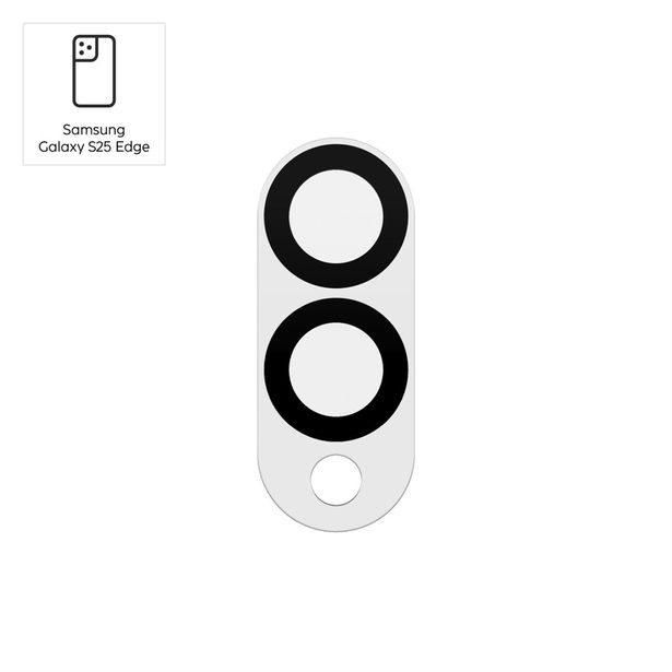 Hama Cam Protect, ochranné sklo fotoaparátu pro Samsung Galaxy S25 Edge, průhledné