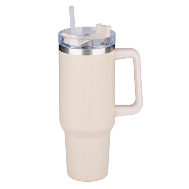 ALPINA Termohrnek dvoustěnný z nerezové oceli 1,2 l béžová ED-227090bezo