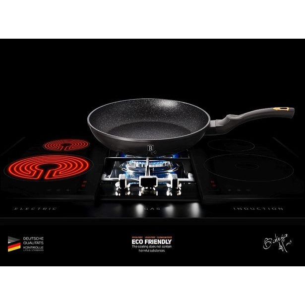 BERLINGERHAUS Pánev s mramorovým povrchem 28 cm Black Rose Collection BH-1635