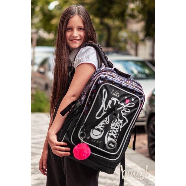 BAAGL Školní batoh Cubic Tenisky Baagl