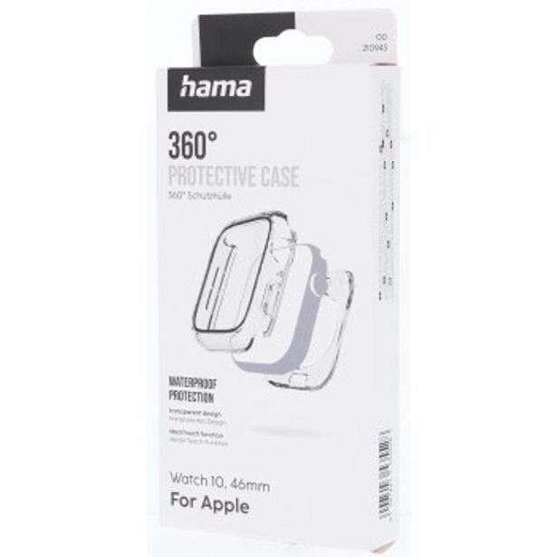 Hama ochranné pouzdro pro Apple Watch 10, 46 mm, 360° ochrana, nasazovací