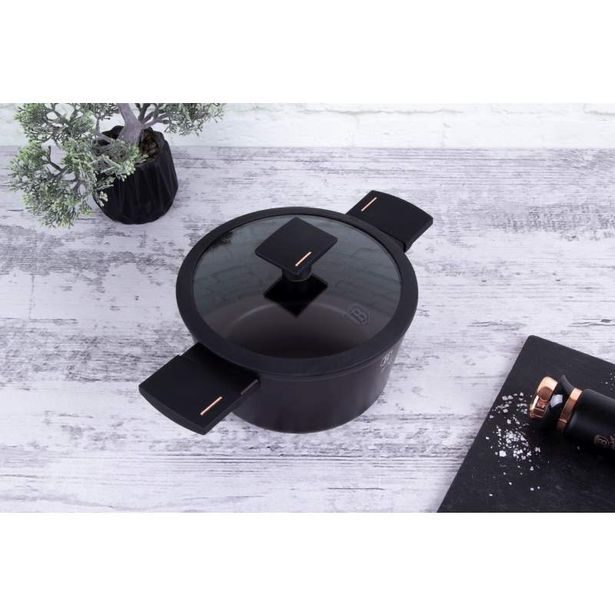BERLINGERHAUS Kastrol s poklicí s titanovým povrchem 20 cm Monaco Collection BH-7086