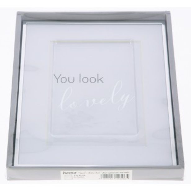 Hama portrétový rámeček SASSY, 13x18 cm, stříbrná lesklá