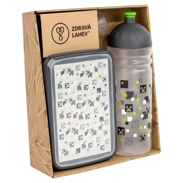 SET Pixel head - zdravá láhev/zdravá sváča