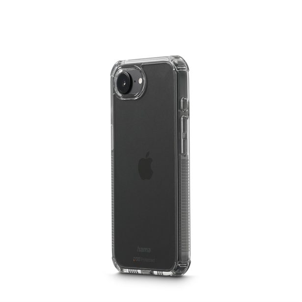 Hama Extreme Protect, kryt pro Apple iPhone 16e, materiál D3O, nežloutne, průhledný