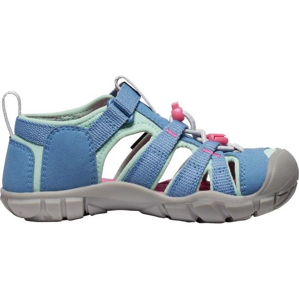 Dětské sandály KEEN SEACAMP II CNX CHILDREN coronet blue/hot pink