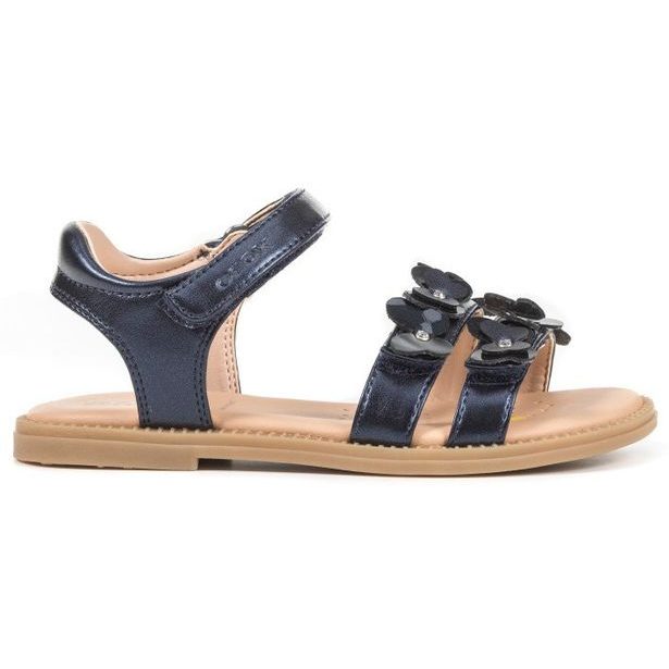 Dětské letní sandály GEOX J SANDAL KARLY GIRL NAVY