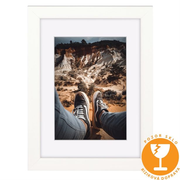 Hama dřevěný rámeček BELLA, arktická bílá, 30x40 cm