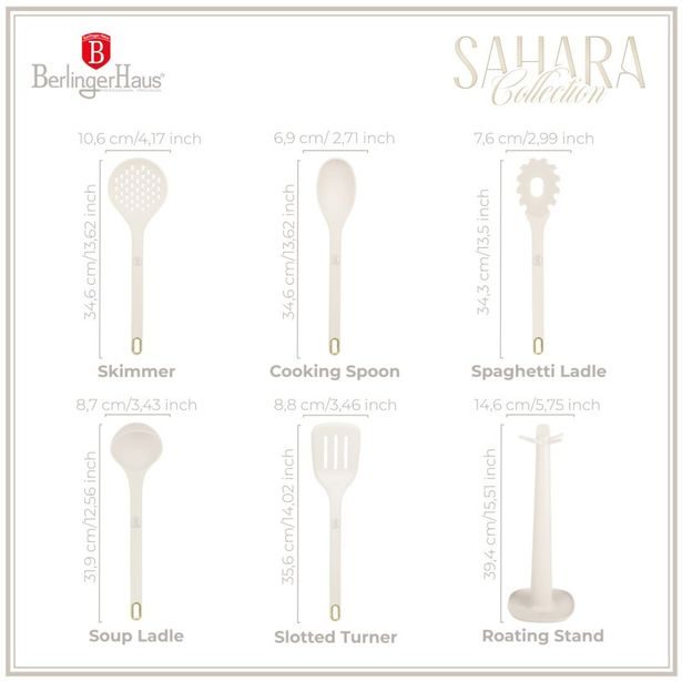 BERLINGERHAUS Kuchyňské náčiní sada 6 ks Sahara Collection BH-8619