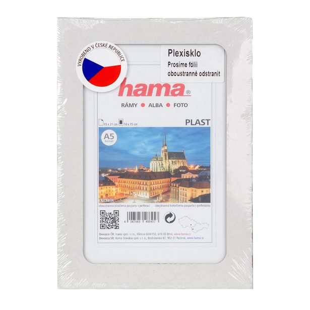 Hama clip-Fix, průhledný plast, 15x21 cm