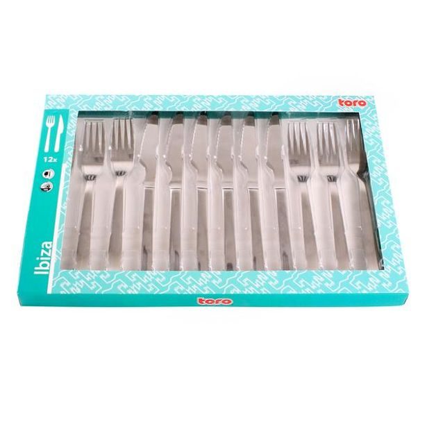 TORO SADA STEAKOVÝCH PŘÍBORŮ TORO IBIZA, 12KS, NEREZ_hamashop