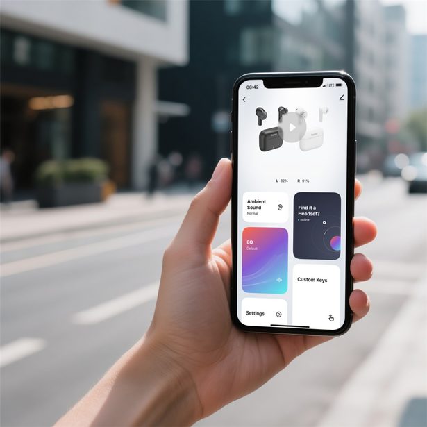 Hama Bluetooth sluchátka Passion Clear II, špunty, ANC/ENC, aplikace, bílá