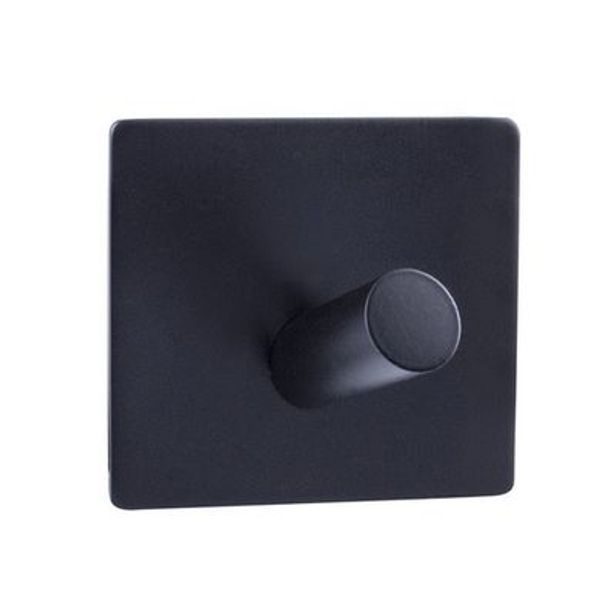 věšák jednod. BLACK EDITION, samolep.3M, kov