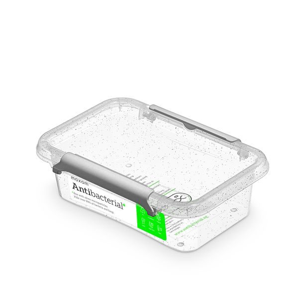 antibakter.box 0,35 l 15x9,5x4,5cm,transp.plast