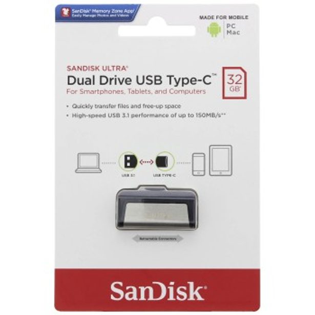 SanDisk Ultra Dual USB Drive 32 GB Type-CTM