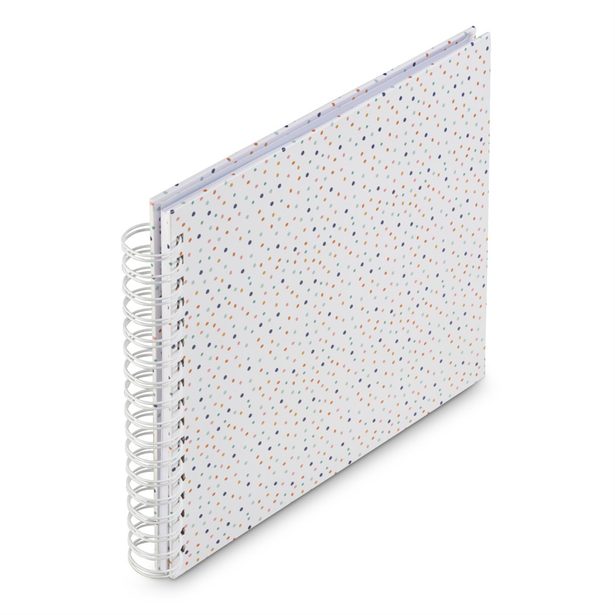 Hama album klasické spirálové CONFETTI 28x24 cm, 50 stran