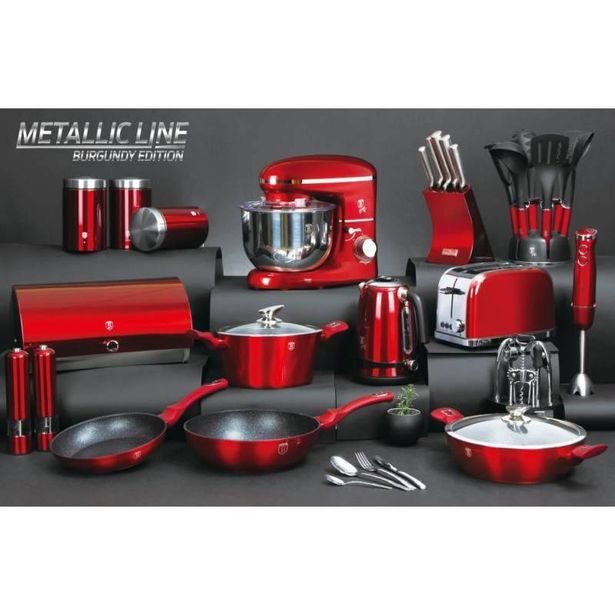 BERLINGERHAUS Konvička na čaj a kávu French Press 350 ml Burgundy Metallic Line BH-1496