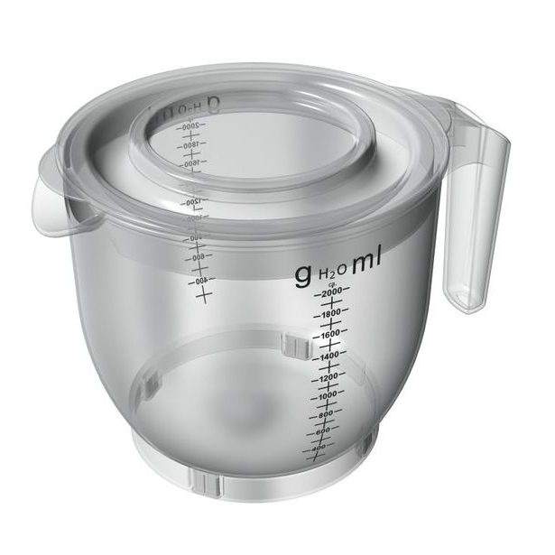 mísa 2,0l šlehací-1365 s výlevkou,víko,plast